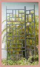 Pinwheel Bronze Garden Trellis Kit - Two Panels