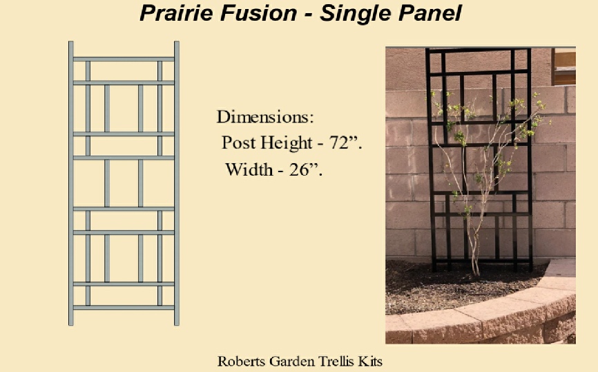 Prairie Fusion Aluminum Garden Tellis Kits